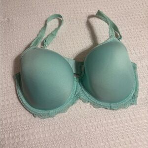 Wacoal Light Teal Lace Bra
